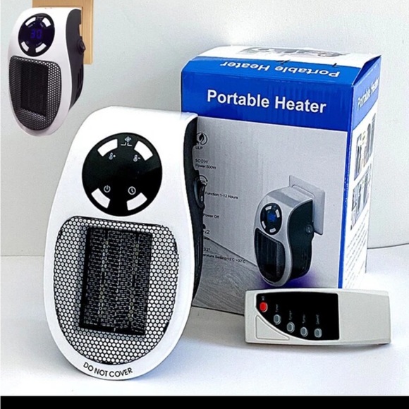 NWT Wall Plugin Portable Heater with remote control - Picture 1 of 13
